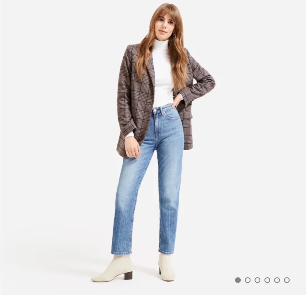 Everlane High Rise Straight Jean NWT